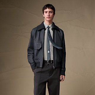 Free Jump tie - Grey | Hermès USA